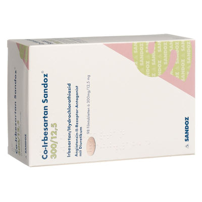 CO-IRBESARTAN Sandoz Filmtabl 300/12.5 mg 98 Stk
