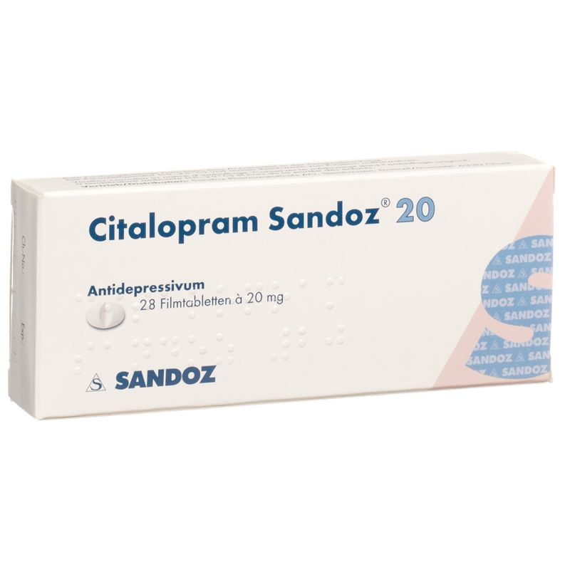 CITALOPRAM Sandoz Filmtabl 20 mg 28 Stk