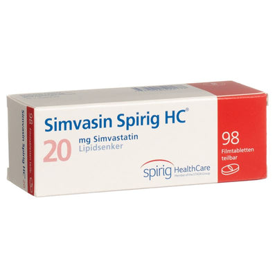 SIMVASIN Spirig HC Filmtabl 20 mg 98 Stk