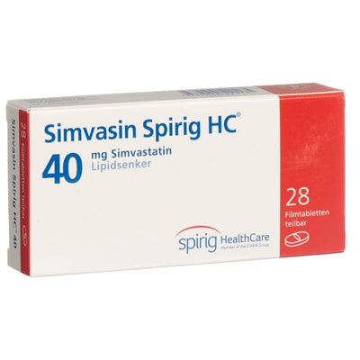 SIMVASIN Spirig HC Filmtabl 40 mg 28 Stk