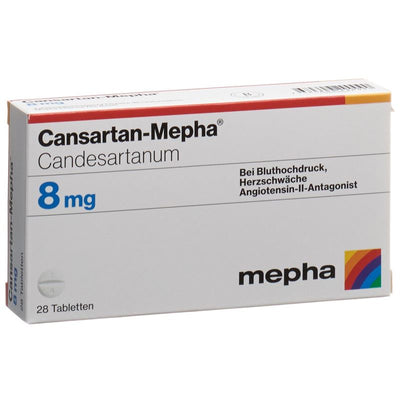 CANSARTAN Mepha Tabl 8 mg 28 Stk