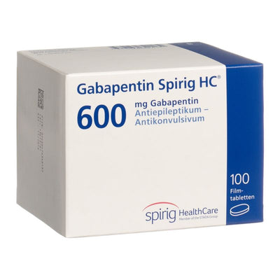 GABAPENTIN Spirig HC Filmtabl 600 mg 100 Stk