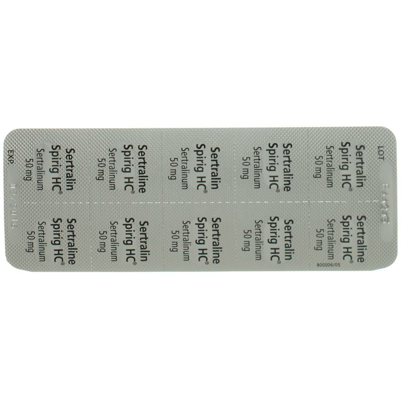SERTRALIN Spirig HC Filmtabl 50 mg 100 Stk - CONTENTBACK