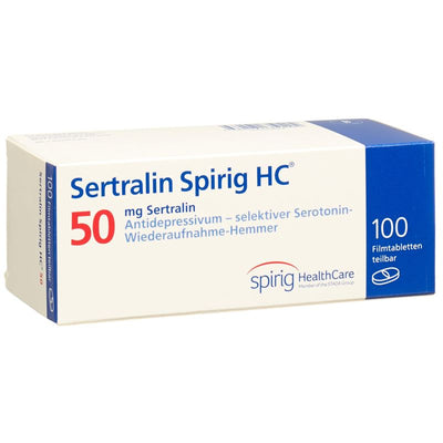 SERTRALIN Spirig HC Filmtabl 50 mg 100 Stk