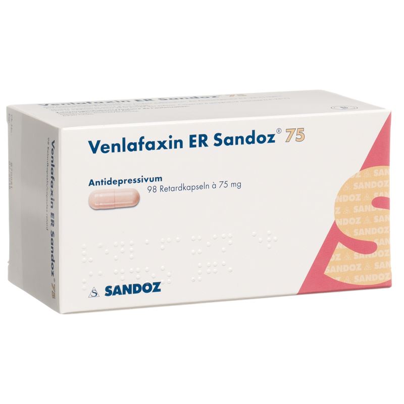 VENLAFAXIN ER Sandoz Ret Kaps 75 mg 98 Stk