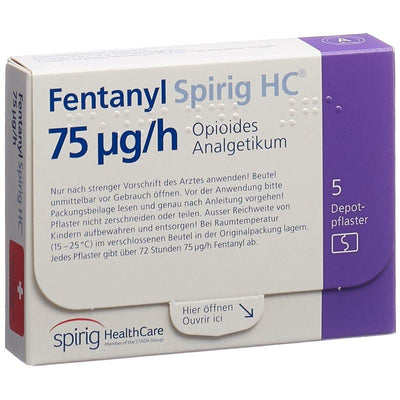 FENTANYL Spirig HC 75 mcg/h Depotpfl 5 Stk