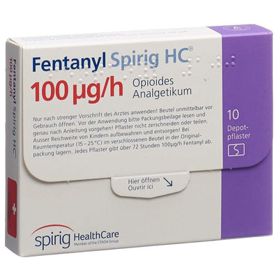 FENTANYL Spirig HC 100 mcg/h Depotpfl 10 Stk