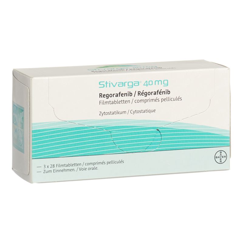 STIVARGA Filmtabl 40 mg 3 Ds 28 Stk