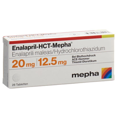 ENALAPRIL-HCT Mepha Tabl 20/12.5 mg 28 Stk