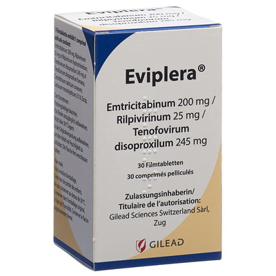 EVIPLERA Filmtabl 200mg/25mg/245mg Ds 30 Stk