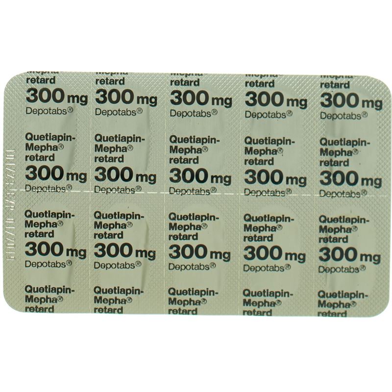 QUETIAPIN Mepha retard Depotabs 300 mg 60 Stk - CONTENTBACK
