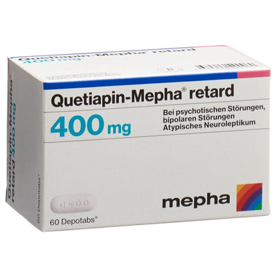 QUETIAPIN Mepha retard Depotabs 400 mg 60 Stk