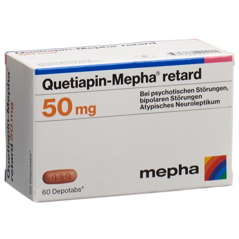 QUETIAPIN Mepha retard Depotabs 50 mg 60 Stk