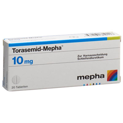 TORASEMID Mepha Tabl 10 mg 20 Stk