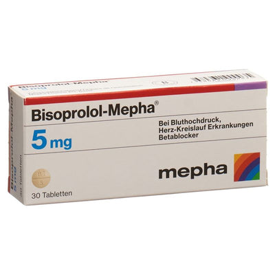 BISOPROLOL Mepha Tabl 5 mg 30 Stk