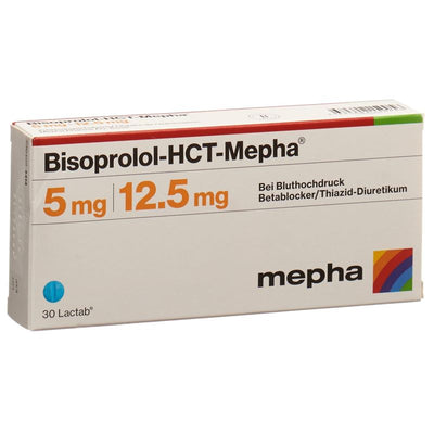 BISOPROLOL-HCT Mepha Lactab 5/12.5 mg 30 Stk