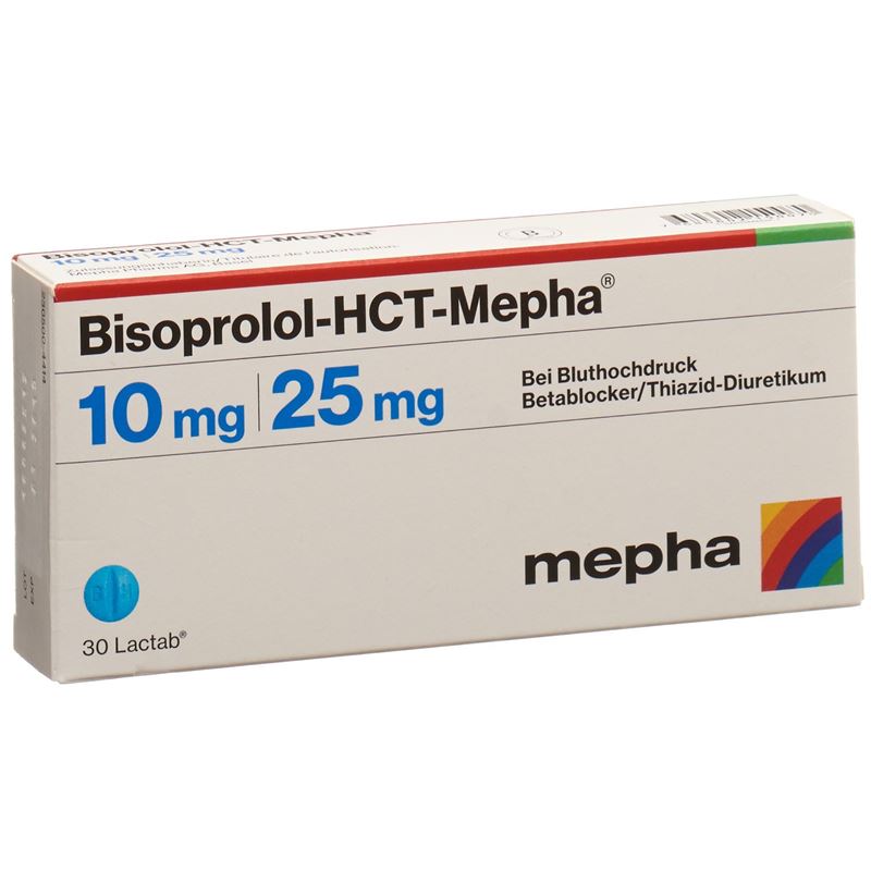 BISOPROLOL-HCT Mepha Lactab 10/25 mg 30 Stk