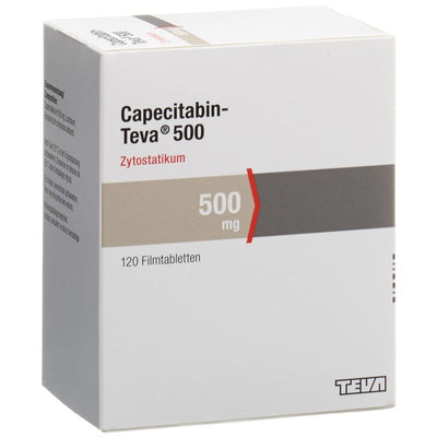 CAPECITABIN Teva Filmtabl 500 mg 120 Stk