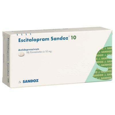 ESCITALOPRAM Sandoz Filmtabl 10 mg 98 Stk