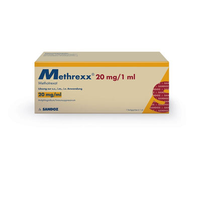 METHREXX Inj Lös 20 mg/ml Fertspr 1 ml