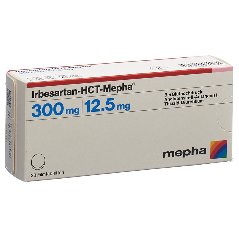 IRBESARTAN-HCT Mepha Filmtabl 300/12.5 28 Stk