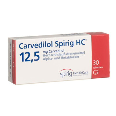 CARVEDILOL Spirig HC Tabl 12.5 mg 30 Stk