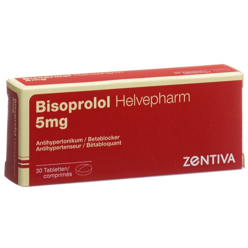 BISOPROLOL Helvepharm Tabl 5 mg 30 Stk