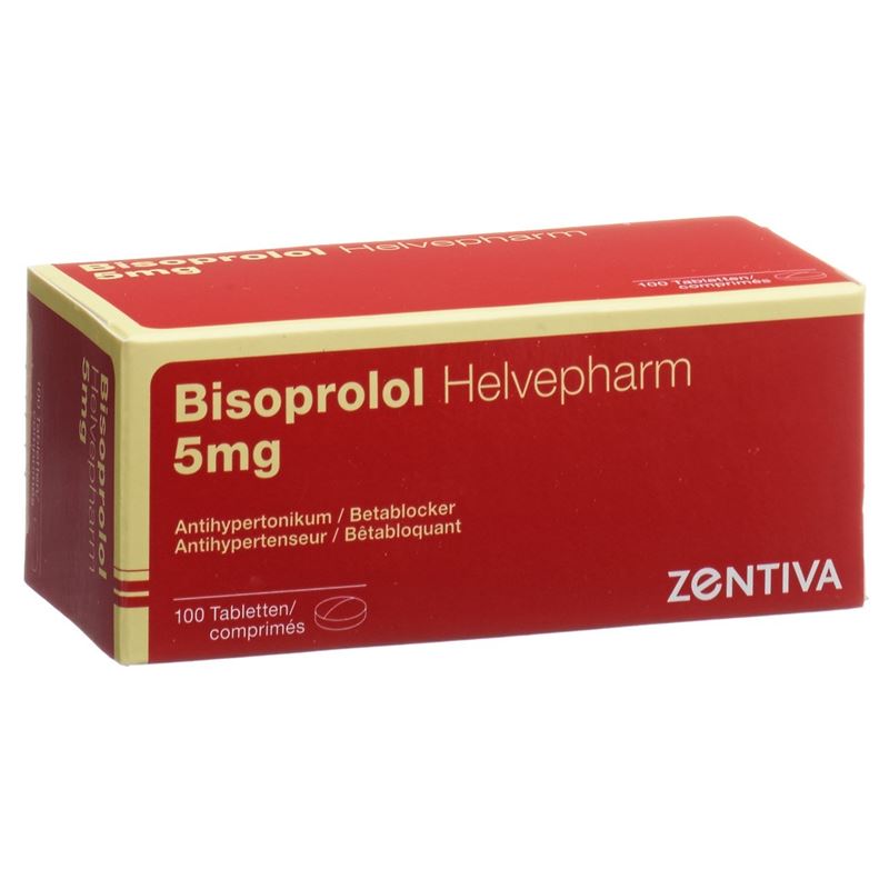 BISOPROLOL Helvepharm Tabl 5 mg 100 Stk