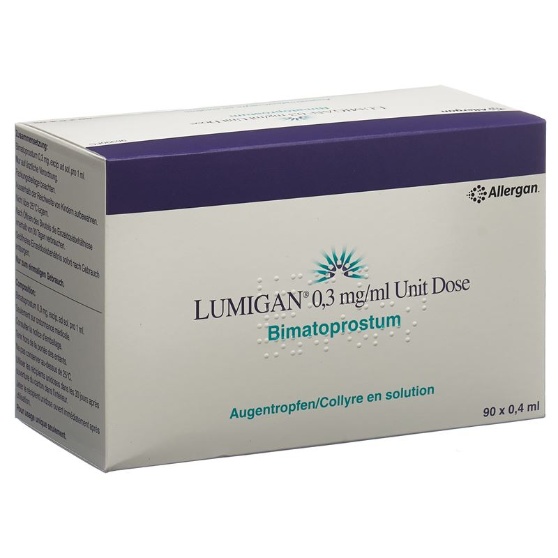 LUMIGAN Unit Dose Gtt Opht 0.3 mg/ml 90 x 0.4 ml