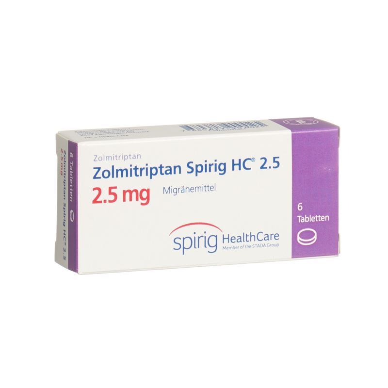 ZOLMITRIPTAN Spirig HC Tabl 2.5 mg 6 Stk