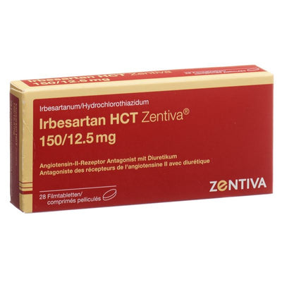 IRBESARTAN HCT Zentiva Filmtabl 150/12.5mg 28 Stk