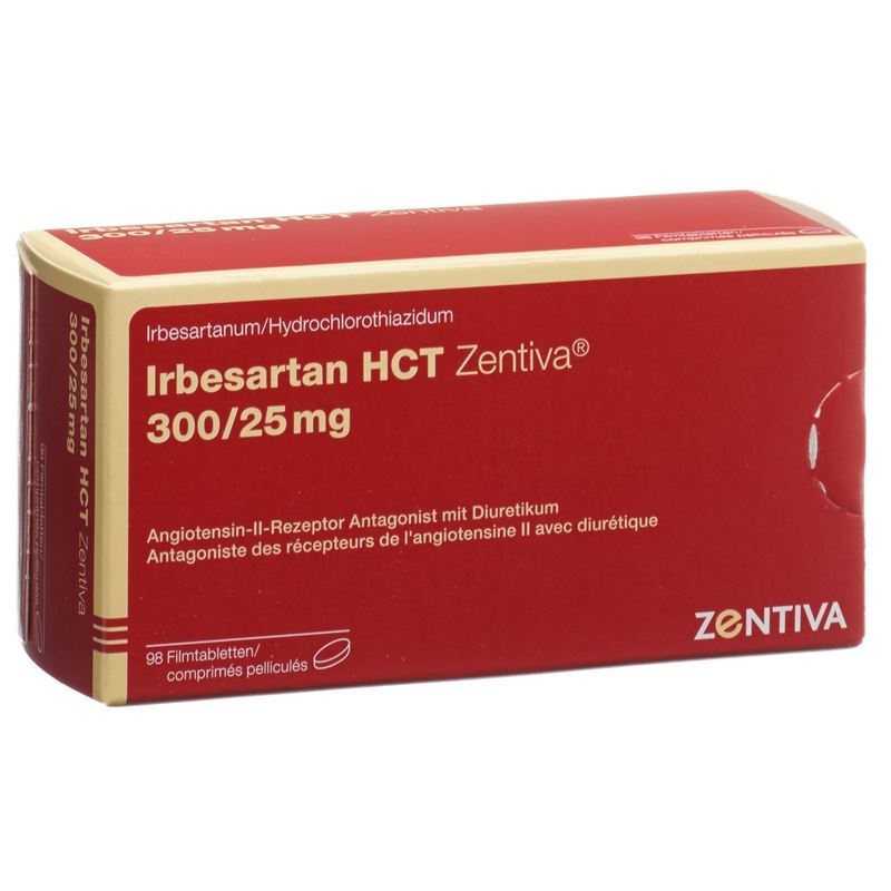 IRBESARTAN HCT Zentiva Filmtabl 300/25mg 98 Stk