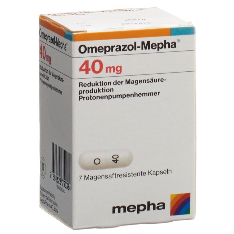 OMEPRAZOL Mepha Kaps 40 mg Ds 7 Stk