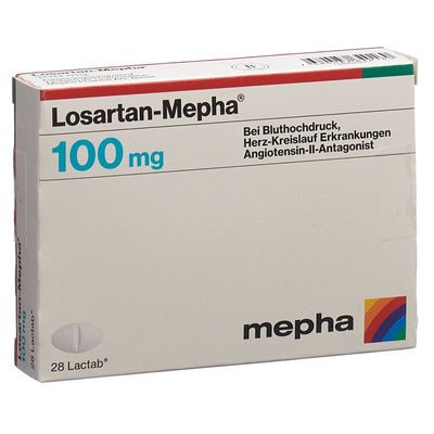 LOSARTAN Mepha Filmtabl 100 mg 28 Stk