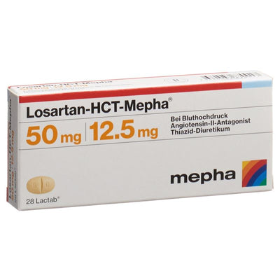LOSARTAN-HCT Mepha Filmtabl 50/12.5mg 28 Stk