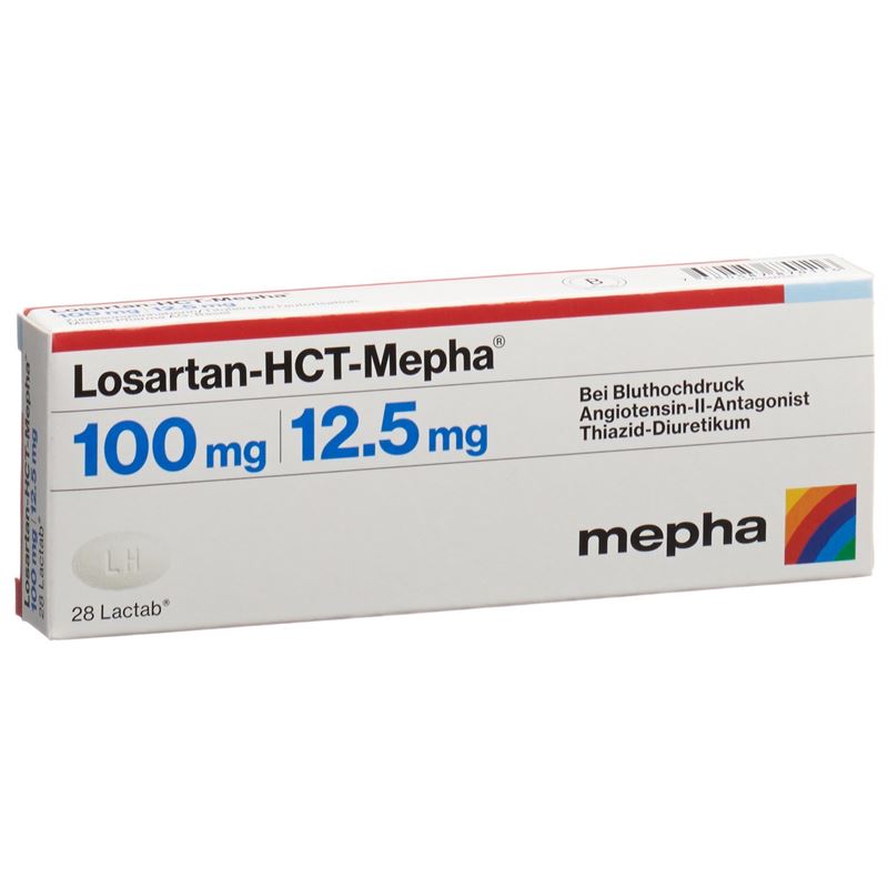 LOSARTAN-HCT Mepha Filmtabl 100/12.5mg 28 Stk