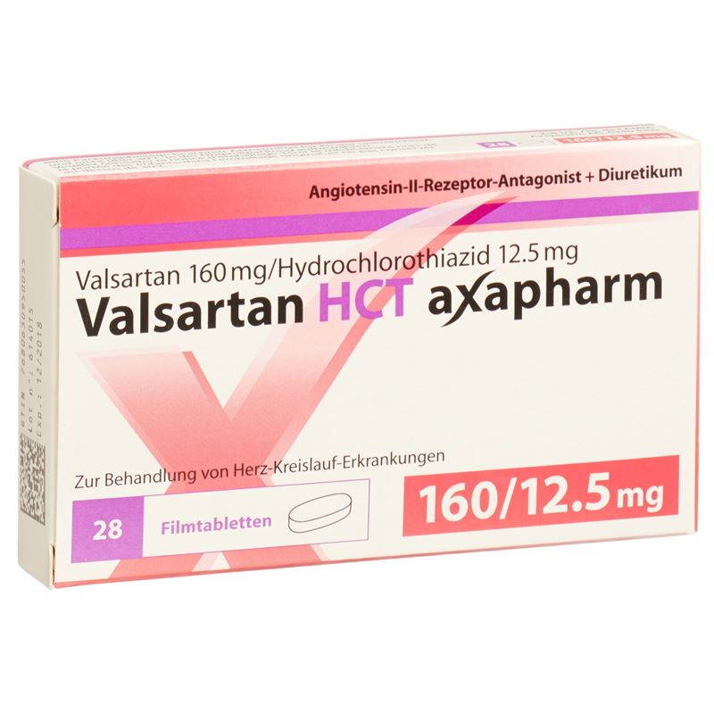 VALSARTAN HCT axapharm 160/12.5 mg 28 Stk