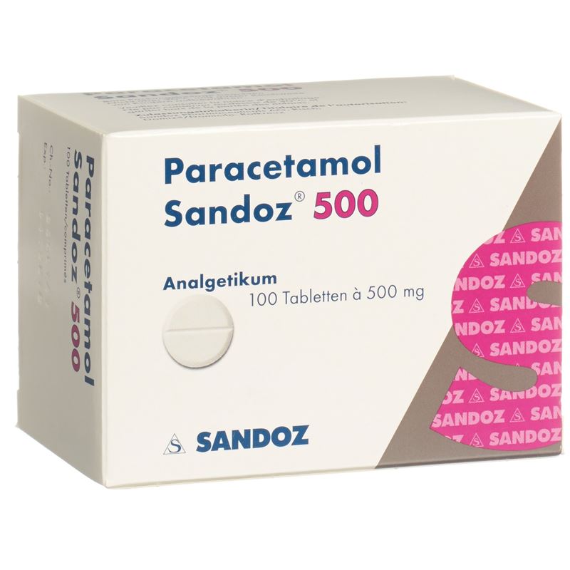 PARACETAMOL Sandoz Tabl 500 mg 100 Stk