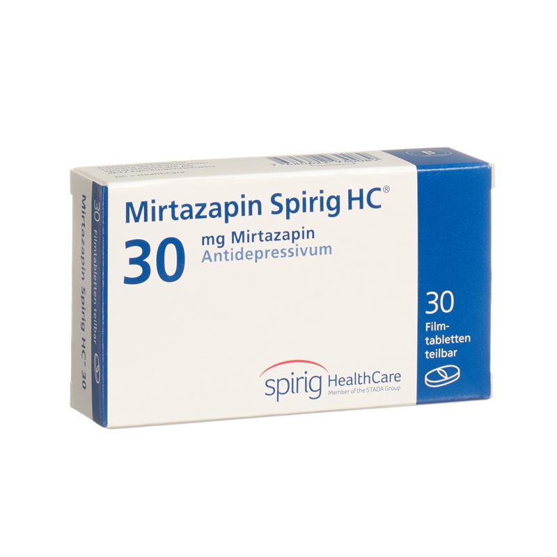 MIRTAZAPIN Spirig HC Filmtabl 30 mg 30 Stk