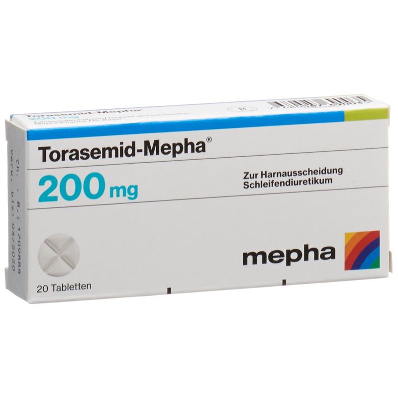 TORASEMID Mepha Tabl 200 mg 20 Stk