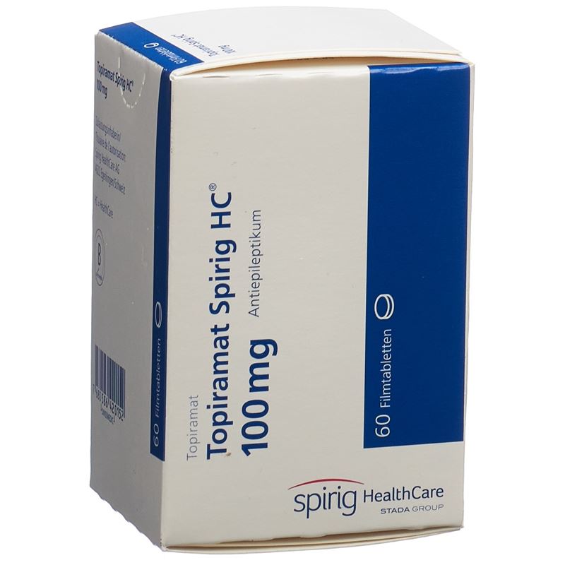 TOPIRAMAT Spirig HC Filmtabl 100 mg Ds 60 Stk