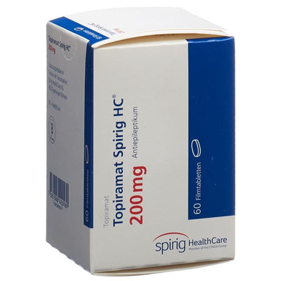 TOPIRAMAT Spirig HC Filmtabl 200 mg Ds 60 Stk