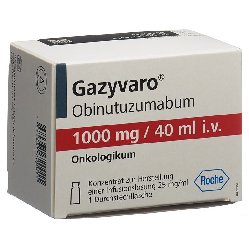 GAZYVARO Inf Konz 1000 mg/40ml Durchstf