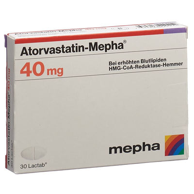 ATORVASTATIN Mepha Lactab 40 mg 30 Stk