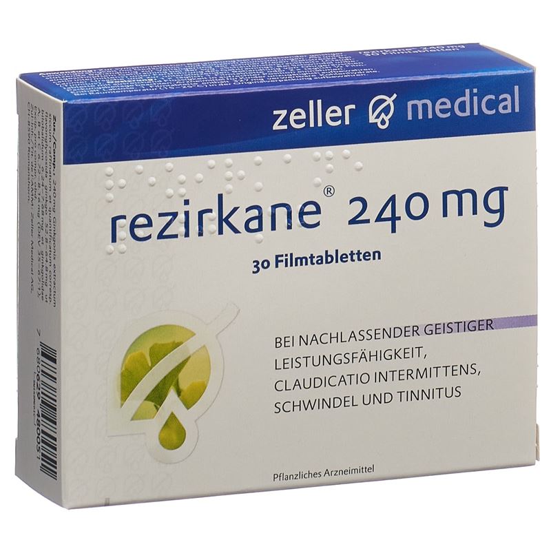 REZIRKANE Filmtabl 240 mg 30 Stk