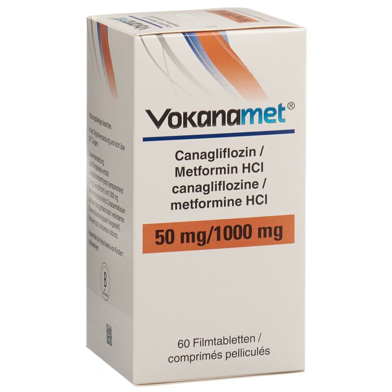 VOKANAMET Filmtabl 50/1000 mg Ds 60 Stk