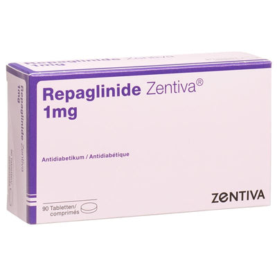 REPAGLINIDE Zentiva Tabl 1 mg 90 Stk