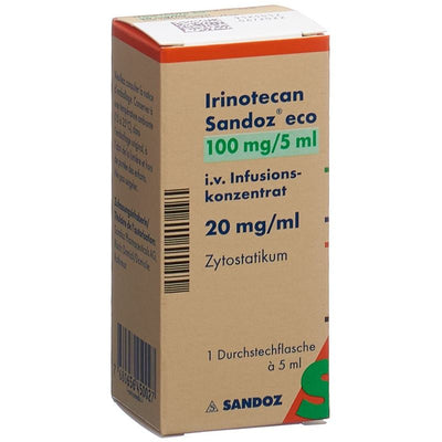 IRINOTECAN Sandoz eco 100 mg/5ml Durchstf 5 ml