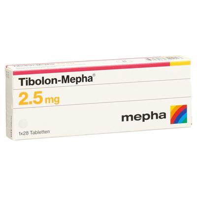 TIBOLON Mepha Tabl 2.5 mg 28 Stk