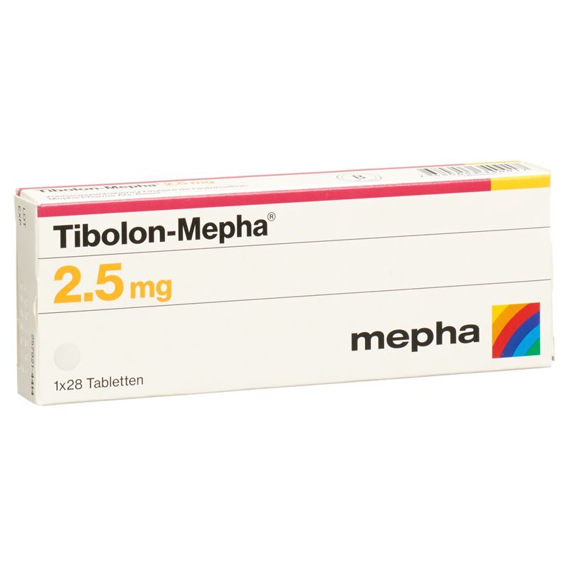TIBOLON Mepha Tabl 2.5 mg 28 Stk